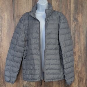 Heat Keep Women's Gray Puffer Jacket S                            F153